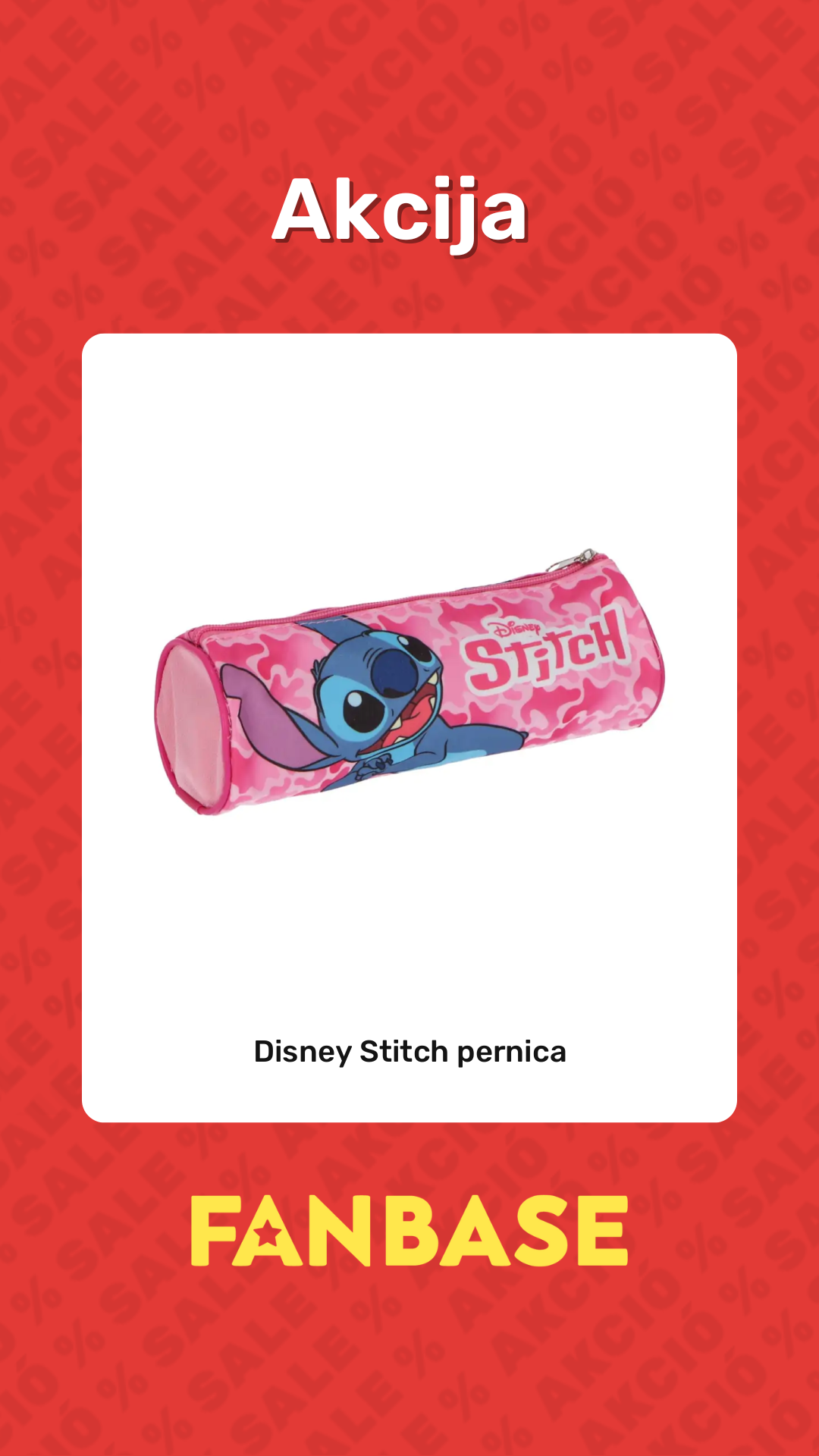 Akcija: Disney Stitch pernica