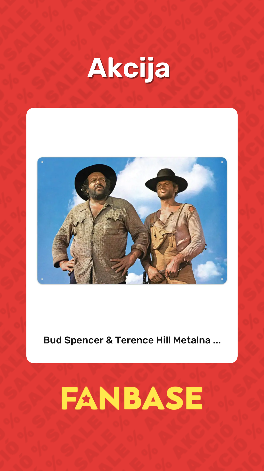 Akcija: Bud Spencer & Terence Hill Metalna ...