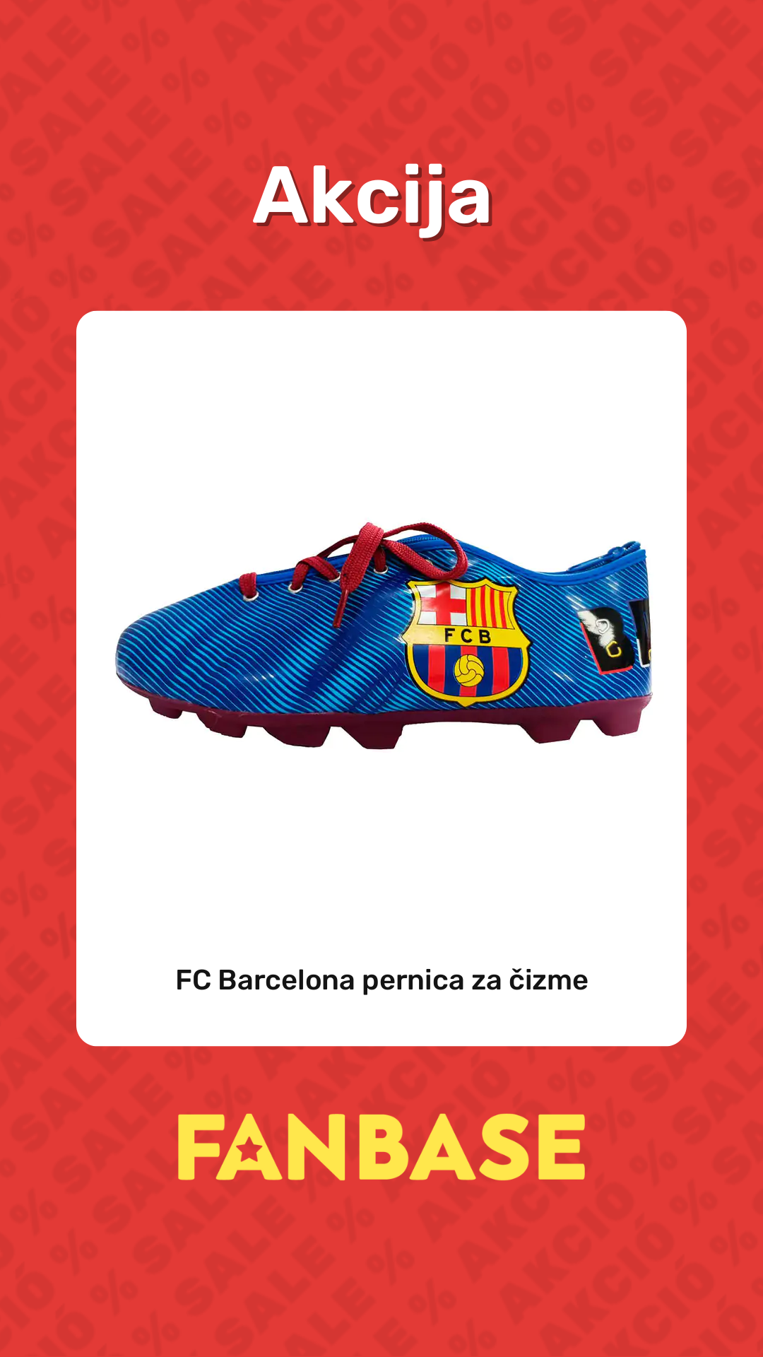 Akcija: FC Barcelona pernica za čizme