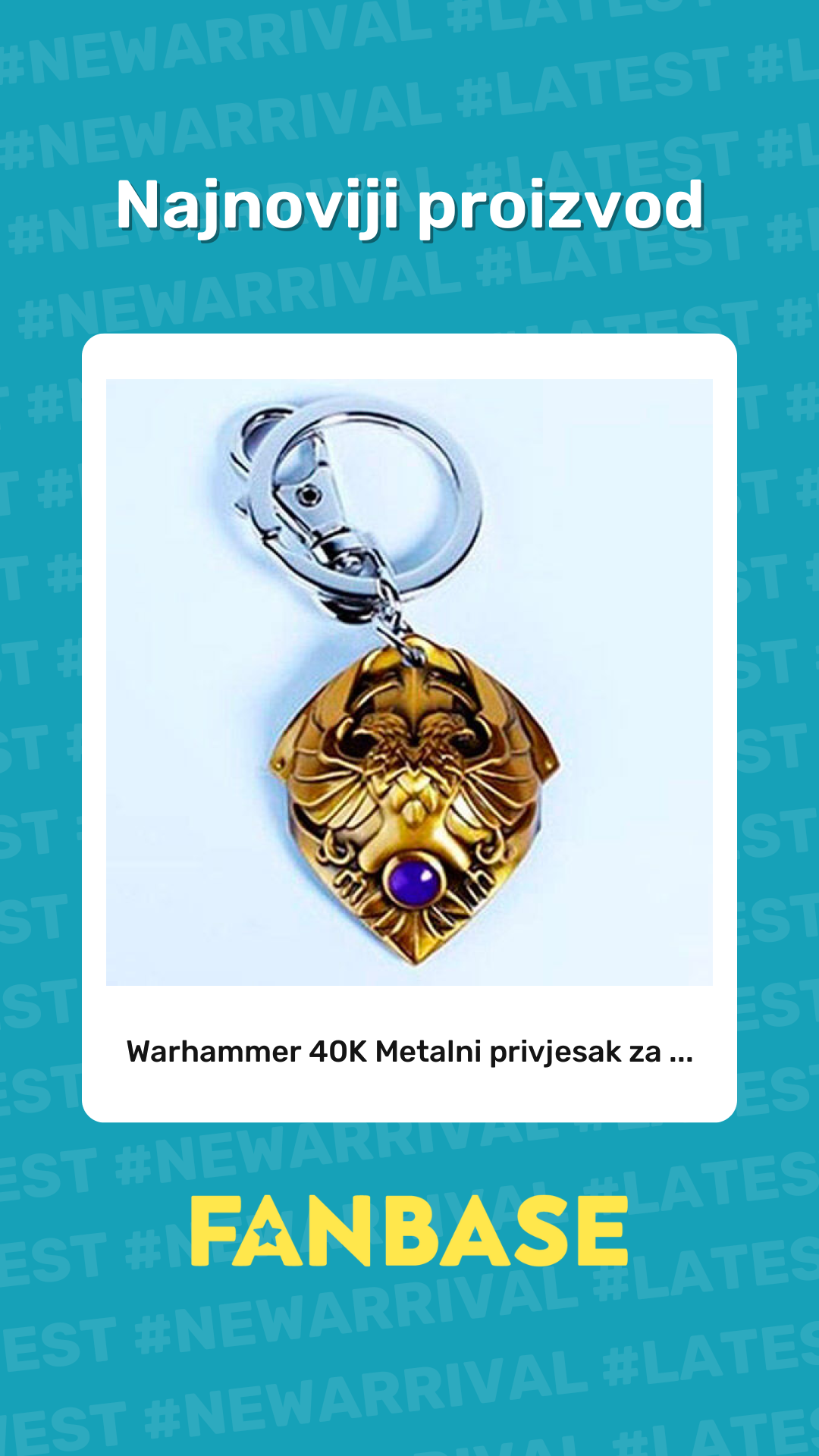 Najnoviji proizvod: Warhammer 40K Metalni privjesak za ...