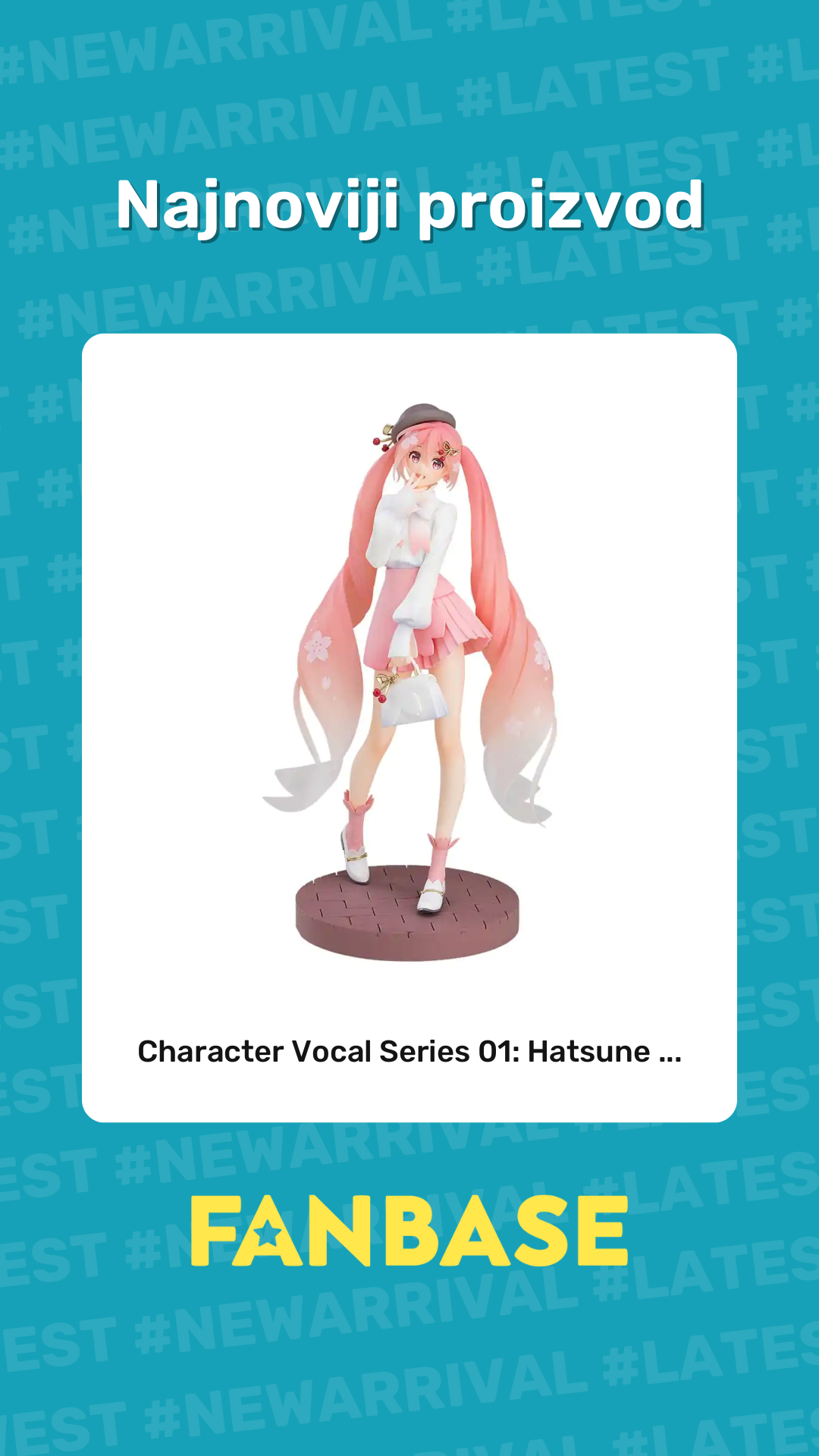 Najnoviji proizvod: Character Vocal Series 01: Hatsune ...