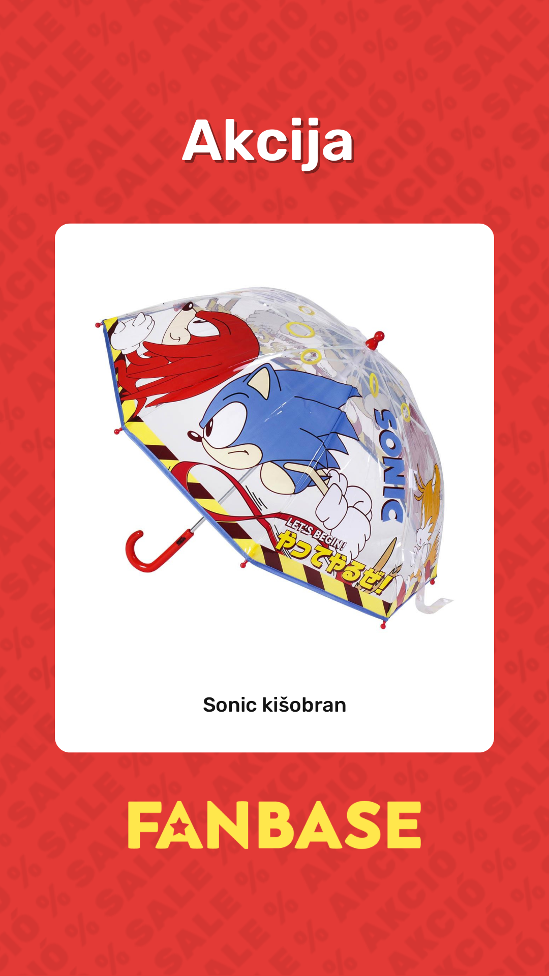 Akcija: Sonic kišobran