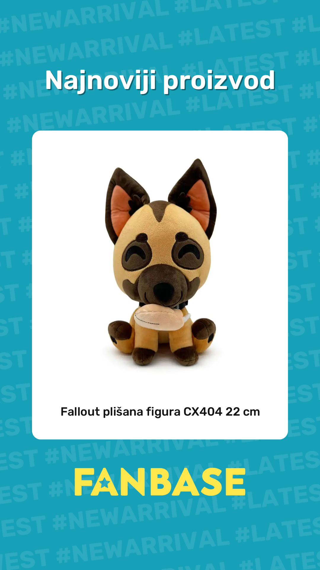 Najnoviji proizvod: Fallout plišana figura CX404 22 cm