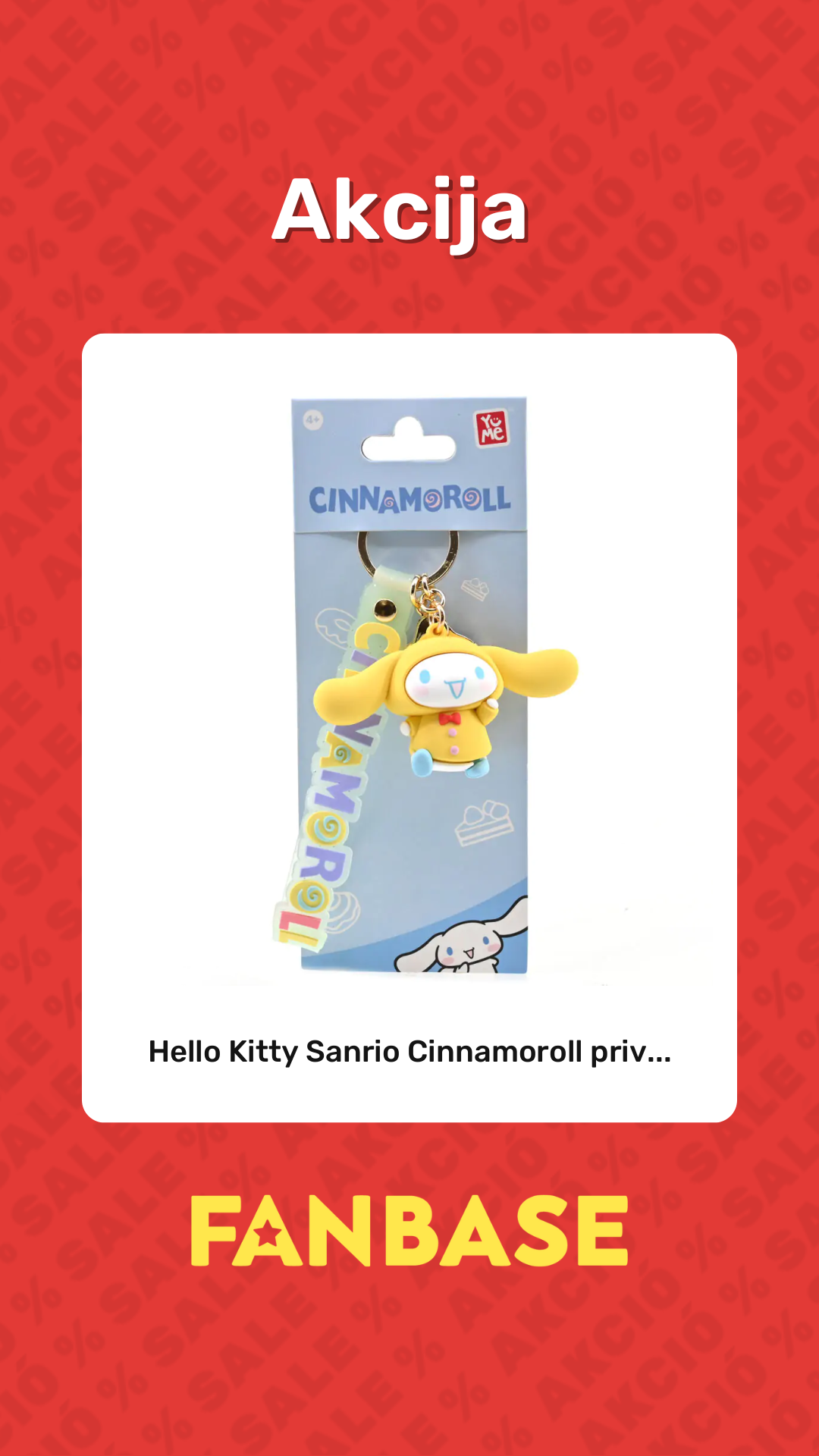 Akcija: Hello Kitty Sanrio Cinnamoroll priv...