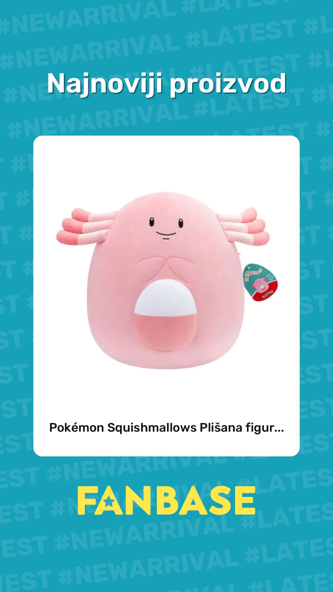 Najnoviji proizvod: Pokémon Squishmallows Plišana figur...