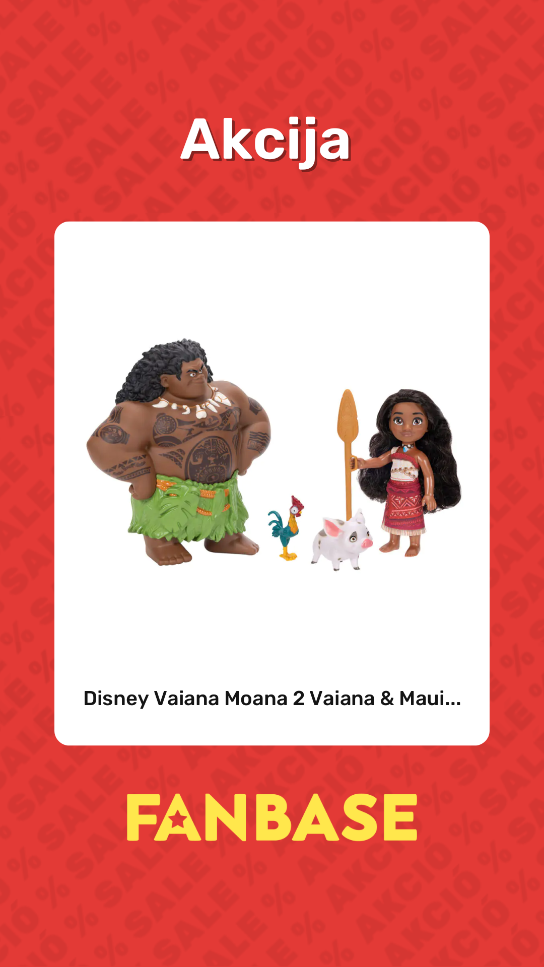 Akcija: Disney Vaiana Moana 2 Vaiana & Maui...