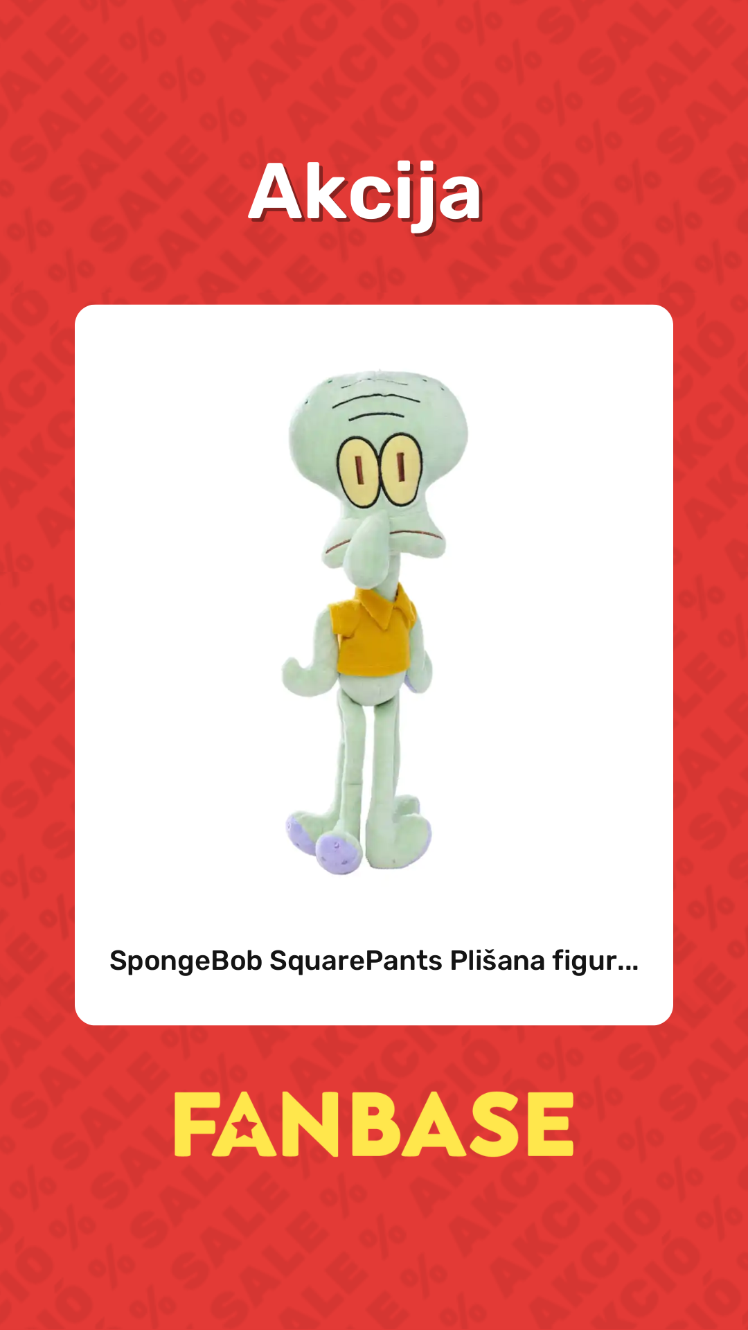Akcija: SpongeBob SquarePants Plišana figur...