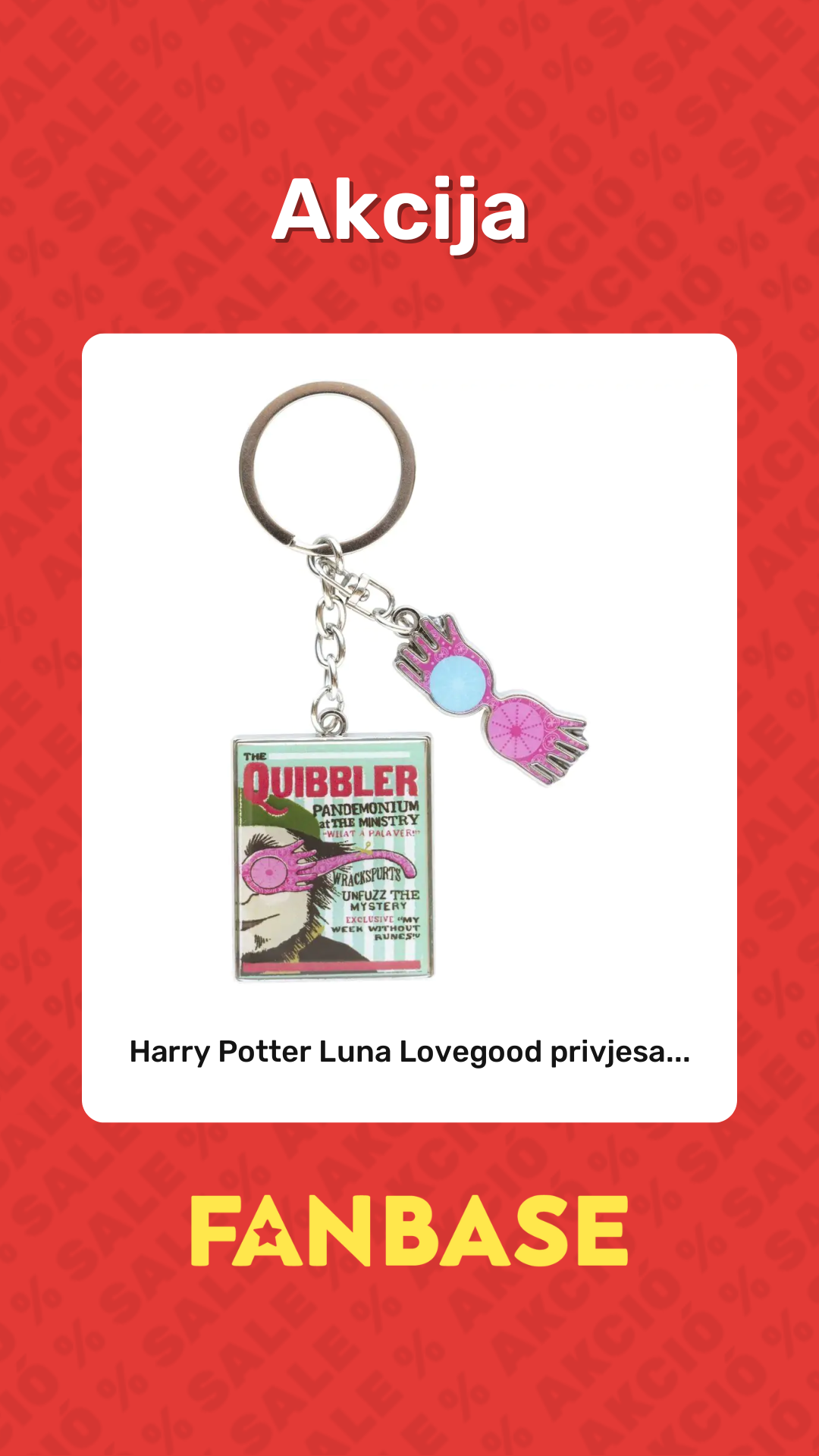 Akcija: Harry Potter Luna Lovegood privjesa...