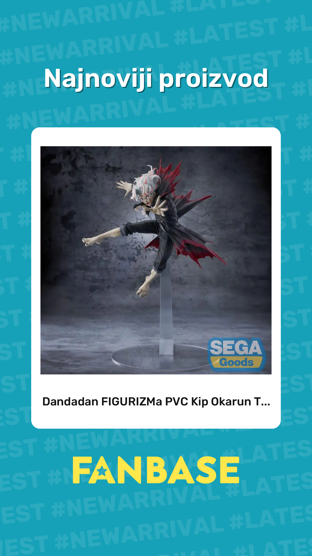Najnoviji proizvod: Dandadan FIGURIZMa PVC Kip Okarun T...