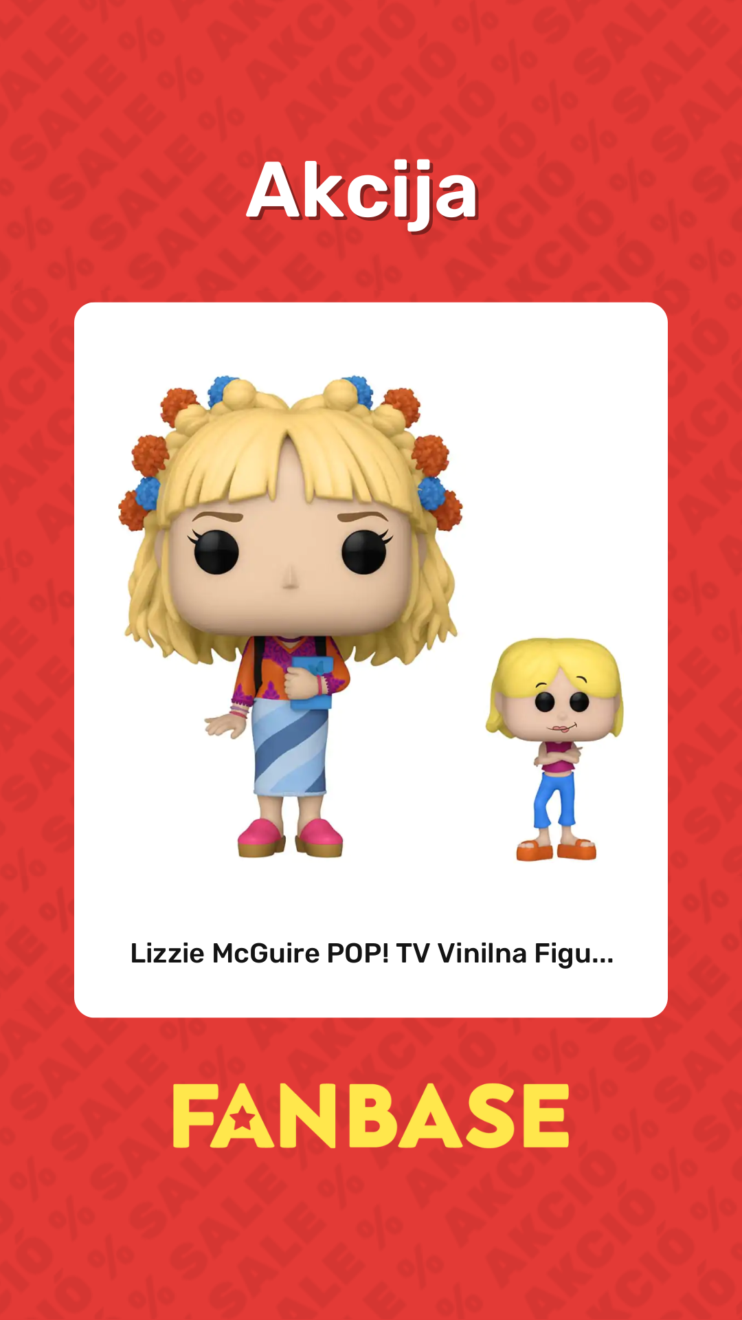 Akcija: Lizzie McGuire POP! TV Vinilna Figu...