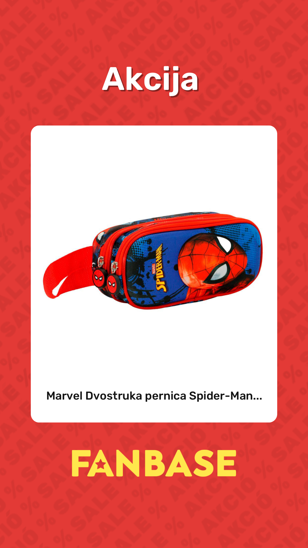 Akcija: Marvel Dvostruka pernica Spider-Man...