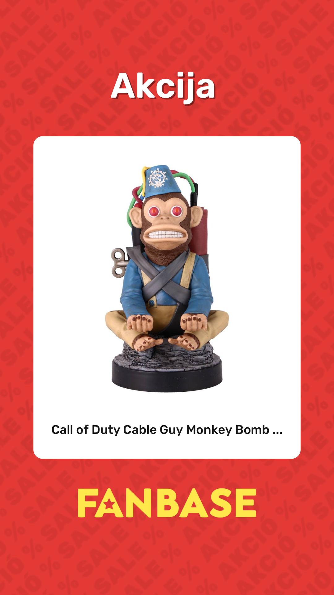 Akcija: Call of Duty Cable Guy Monkey Bomb ...