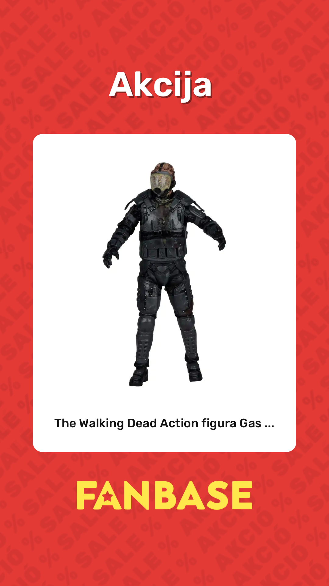 Akcija: The Walking Dead Action figura Gas ...