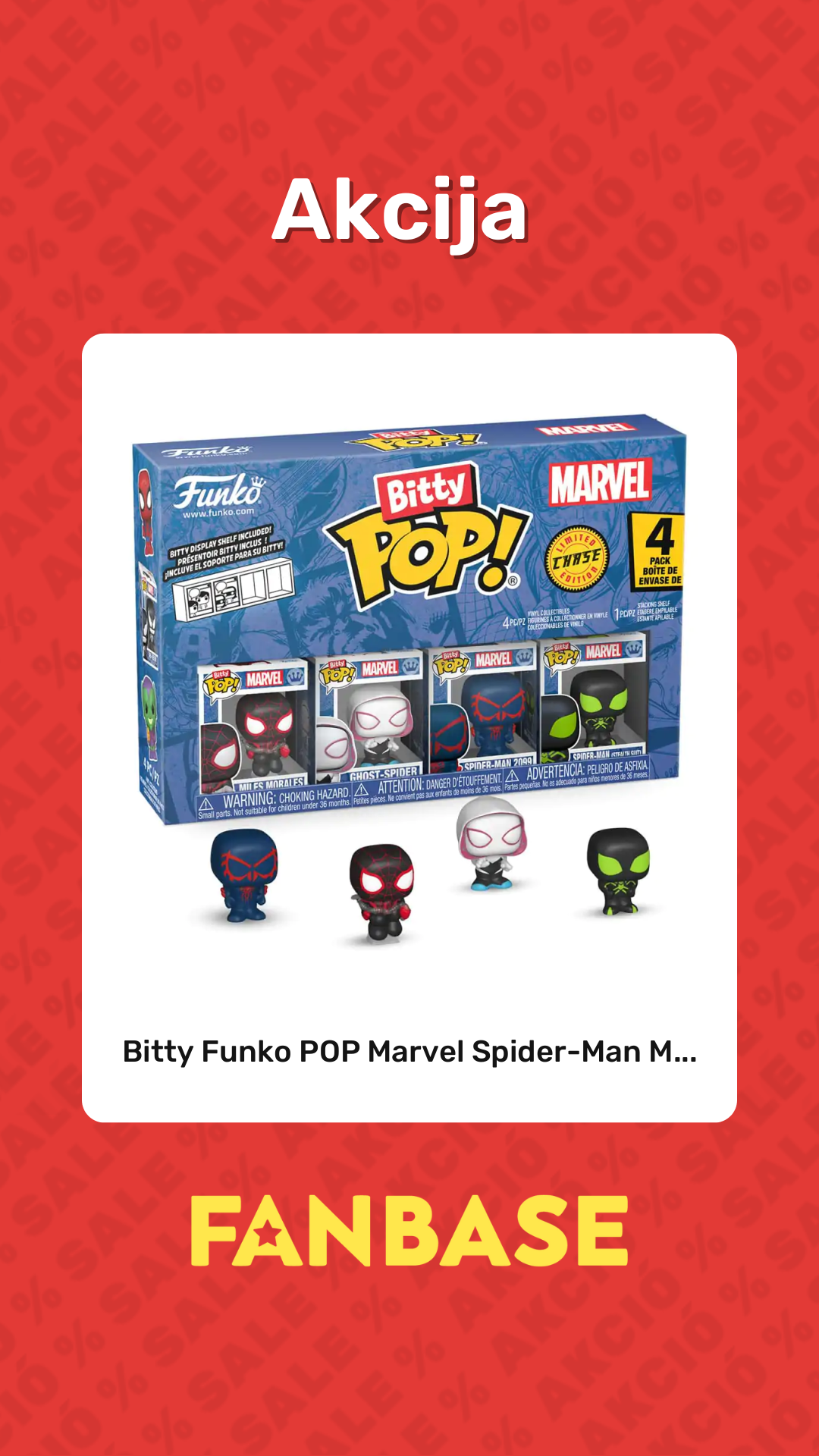 Akcija: Bitty Funko POP Marvel Spider-Man M...