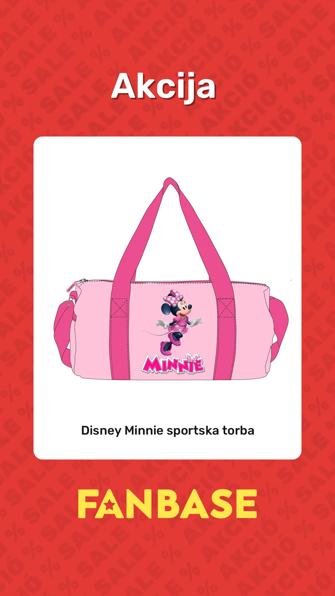Akcija: Disney Minnie sportska torba