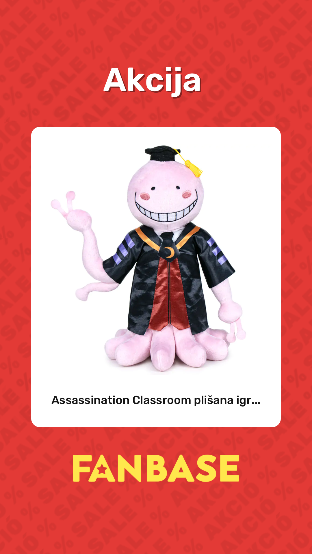 Akcija: Assassination Classroom plišana igr...