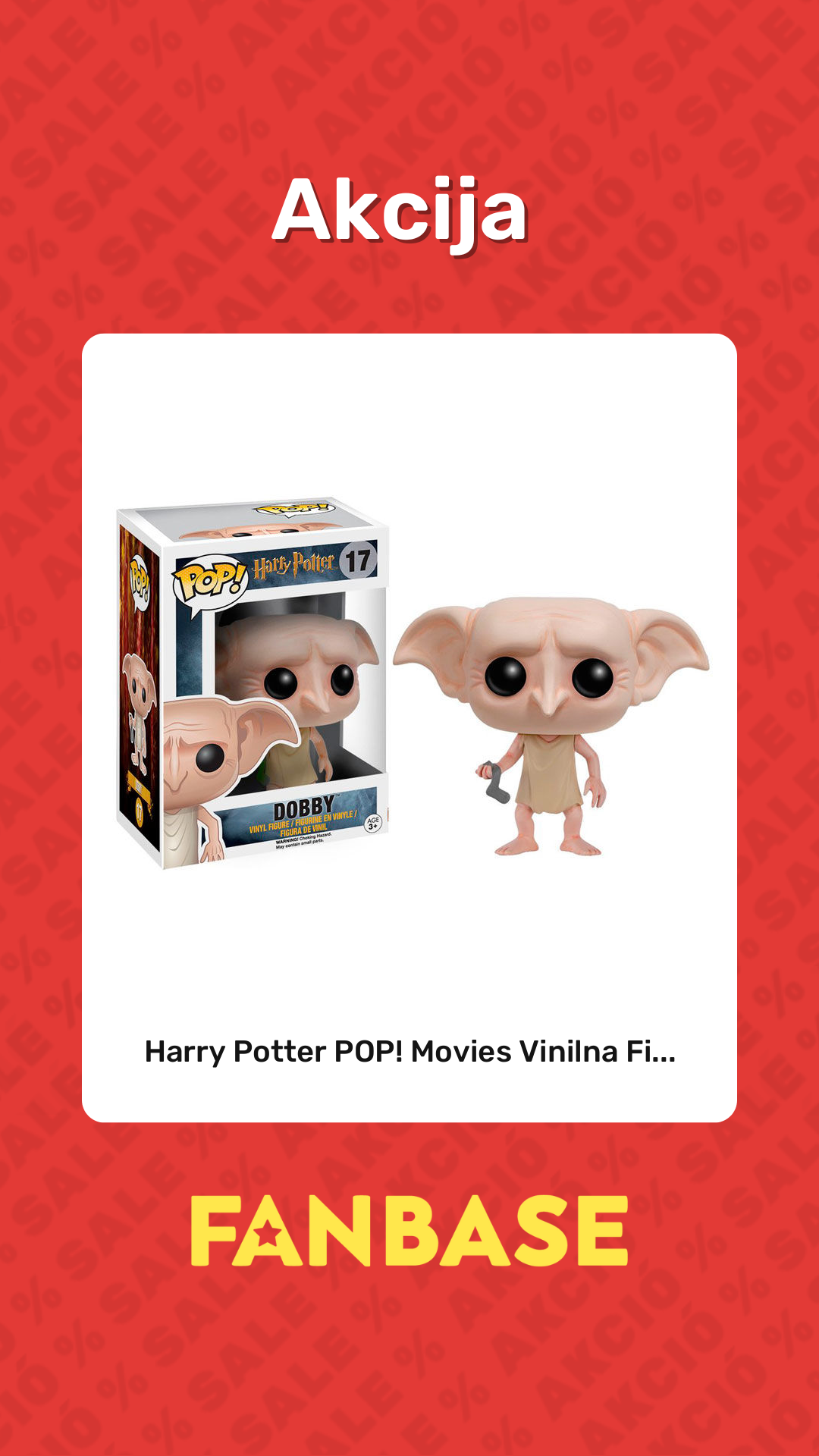 Akcija: Harry Potter POP! Movies Vinilna Fi...