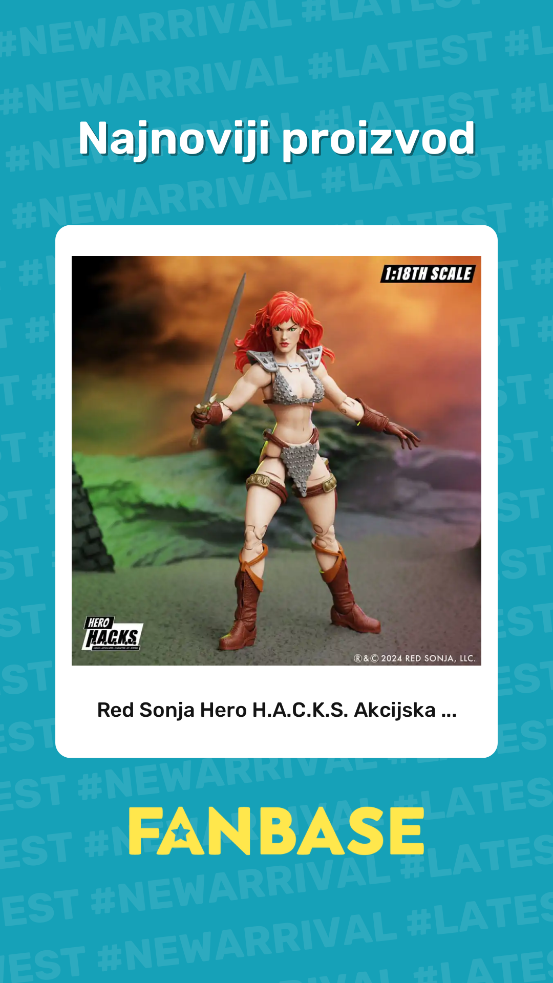 Najnoviji proizvod: Red Sonja Hero H.A.C.K.S. Akcijska ...