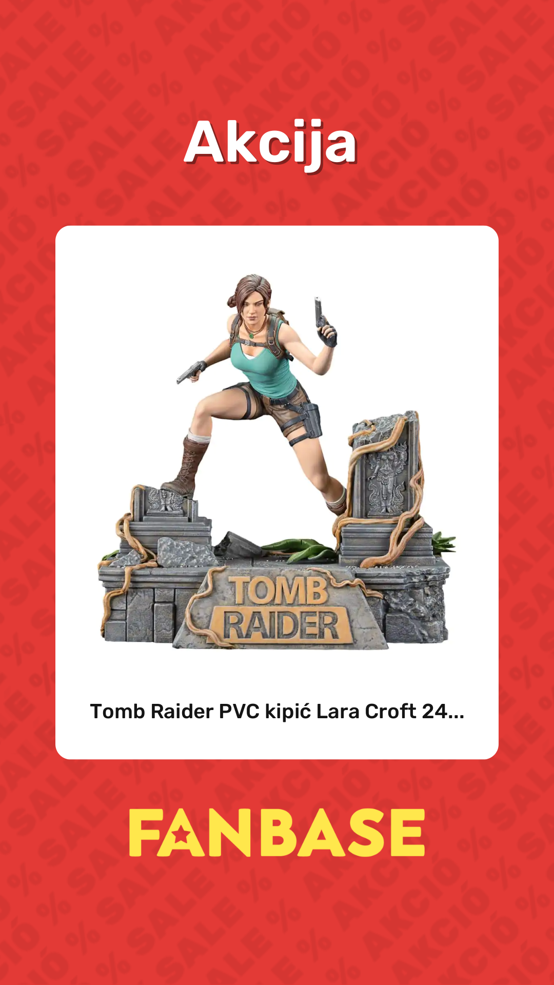 Akcija: Tomb Raider PVC kipić Lara Croft 24...