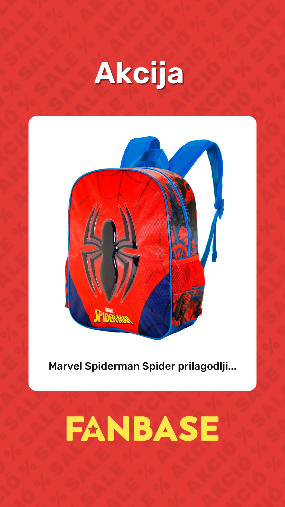 Akcija: Marvel Spiderman Spider prilagodlji...