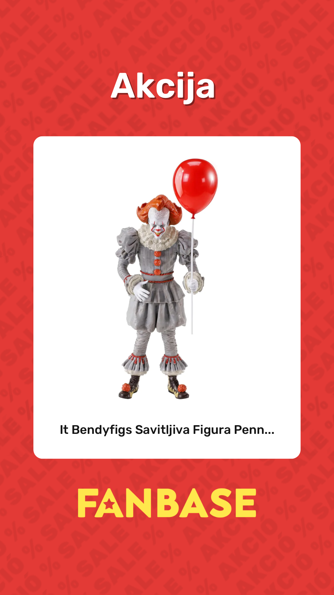 Akcija: It Bendyfigs Savitljiva Figura Penn...