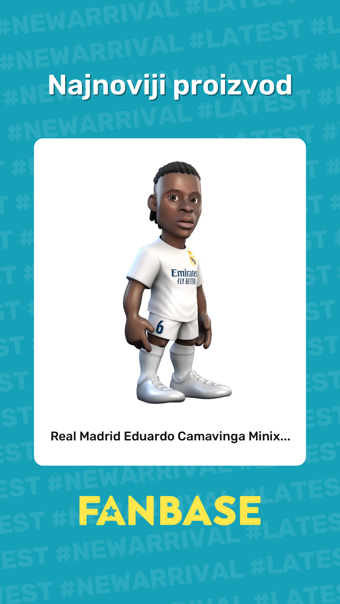 Najnoviji proizvod: Real Madrid Eduardo Camavinga Minix...