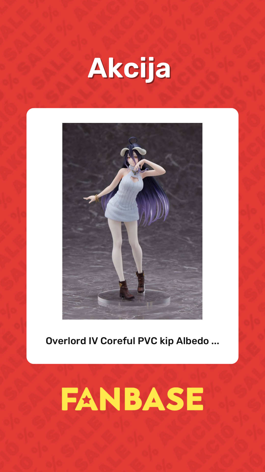Akcija: Overlord IV Coreful PVC kip Albedo ...