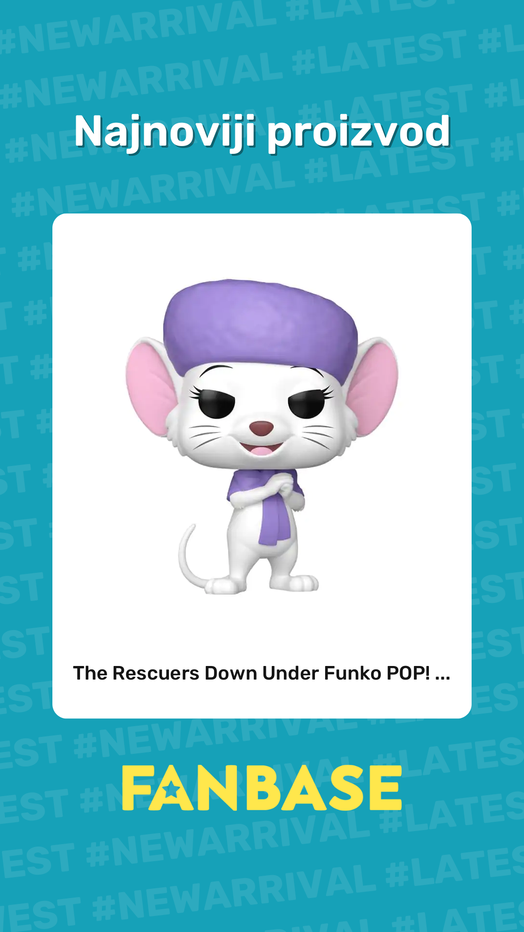Najnoviji proizvod: The Rescuers Down Under Funko POP! ...
