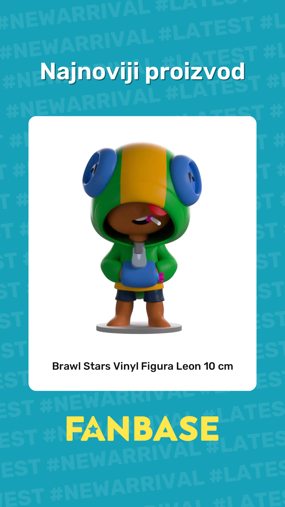 Najnoviji proizvod: Brawl Stars Vinyl Figura Leon 10 cm