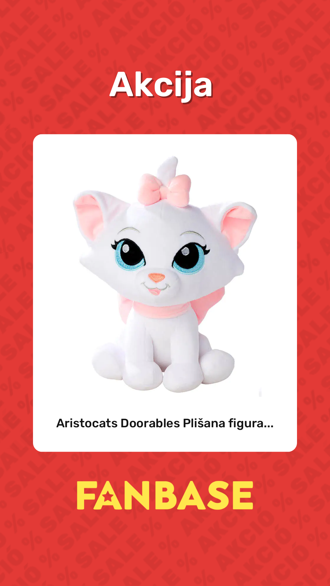 Akcija: Aristocats Doorables Plišana figura...