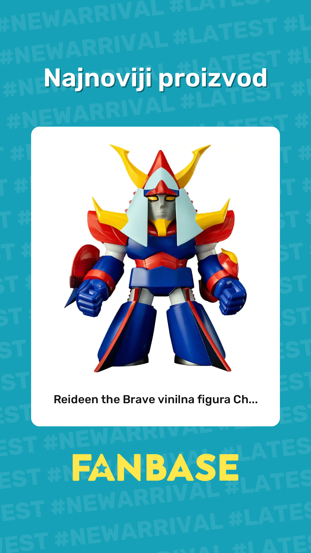 Najnoviji proizvod: Reideen the Brave vinilna figura Ch...