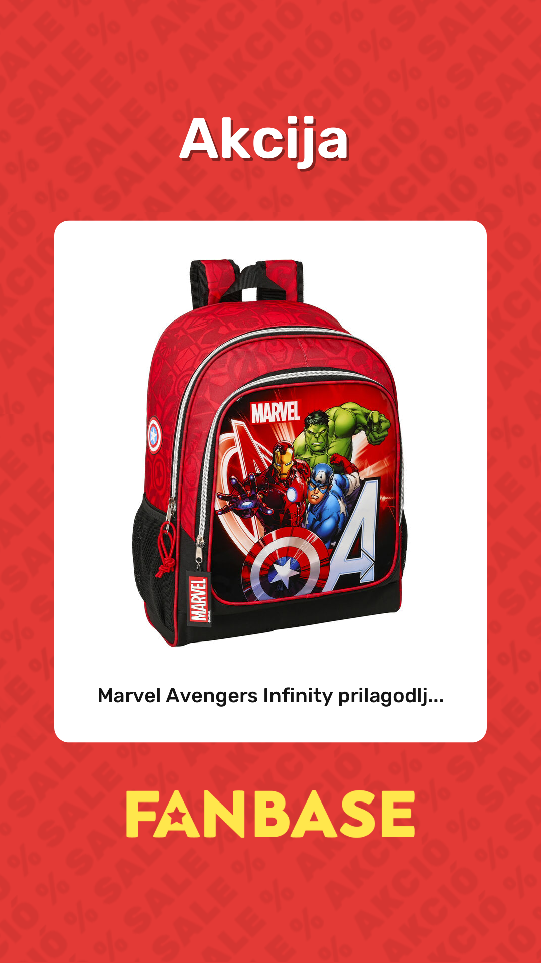 Akcija: Marvel Avengers Infinity prilagodlj...