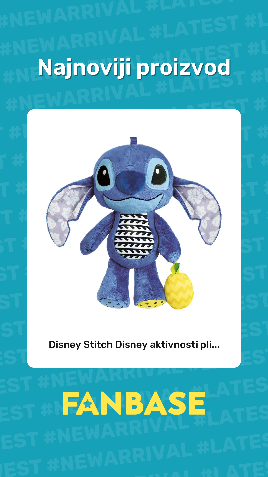 Najnoviji proizvod: Disney Stitch Disney aktivnosti pli...