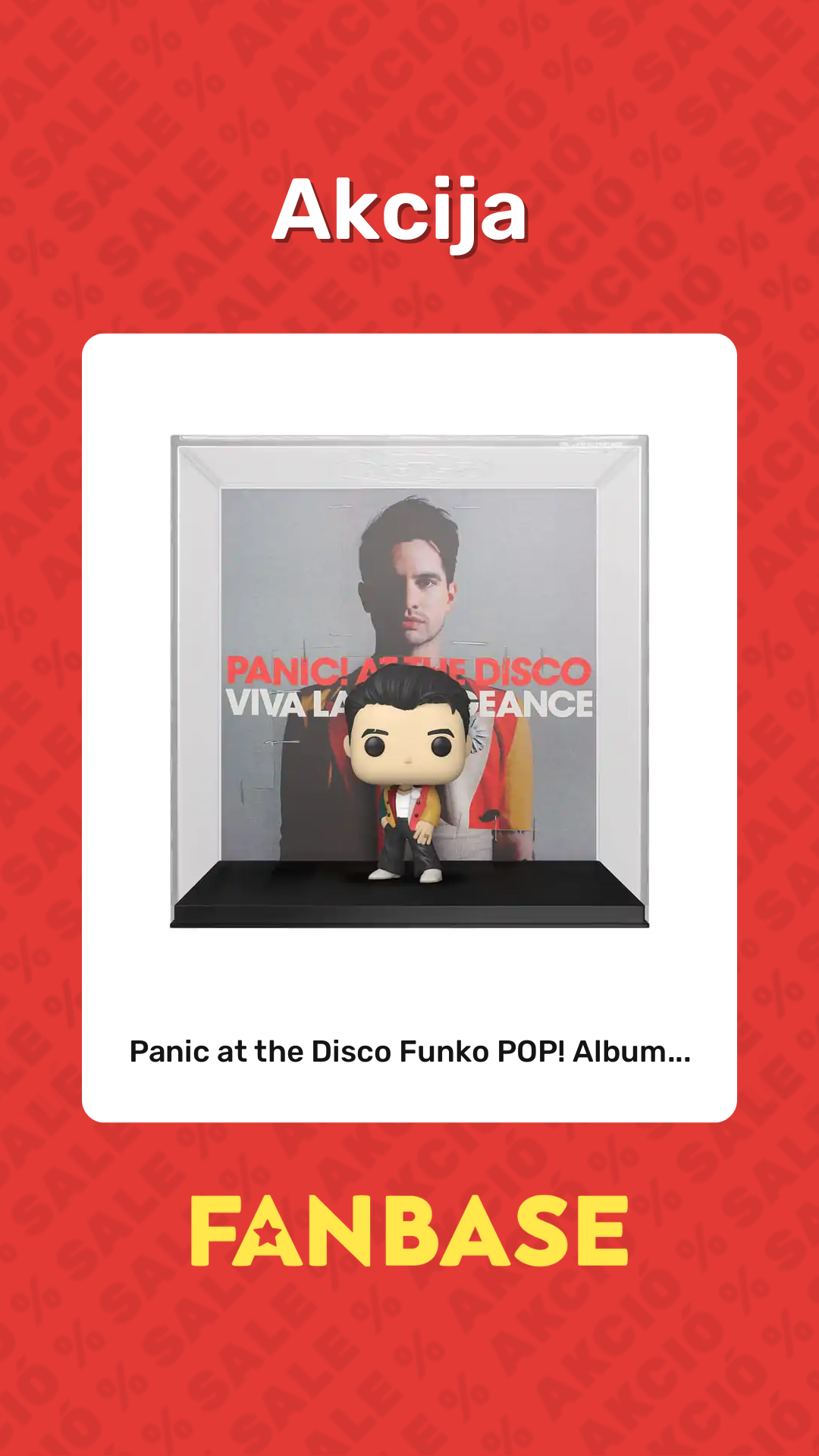 Akcija: Panic at the Disco Funko POP! Album...