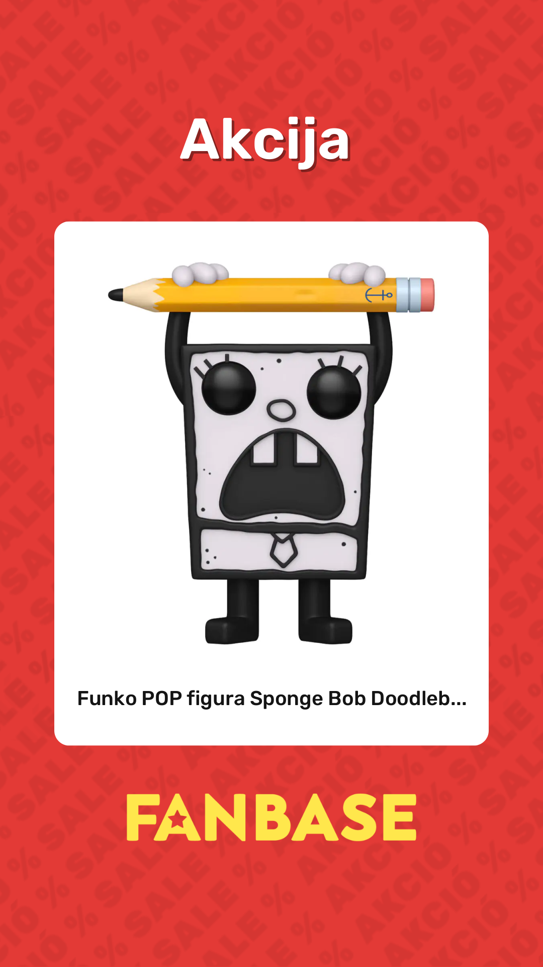 Akcija: Funko POP figura Sponge Bob Doodleb...