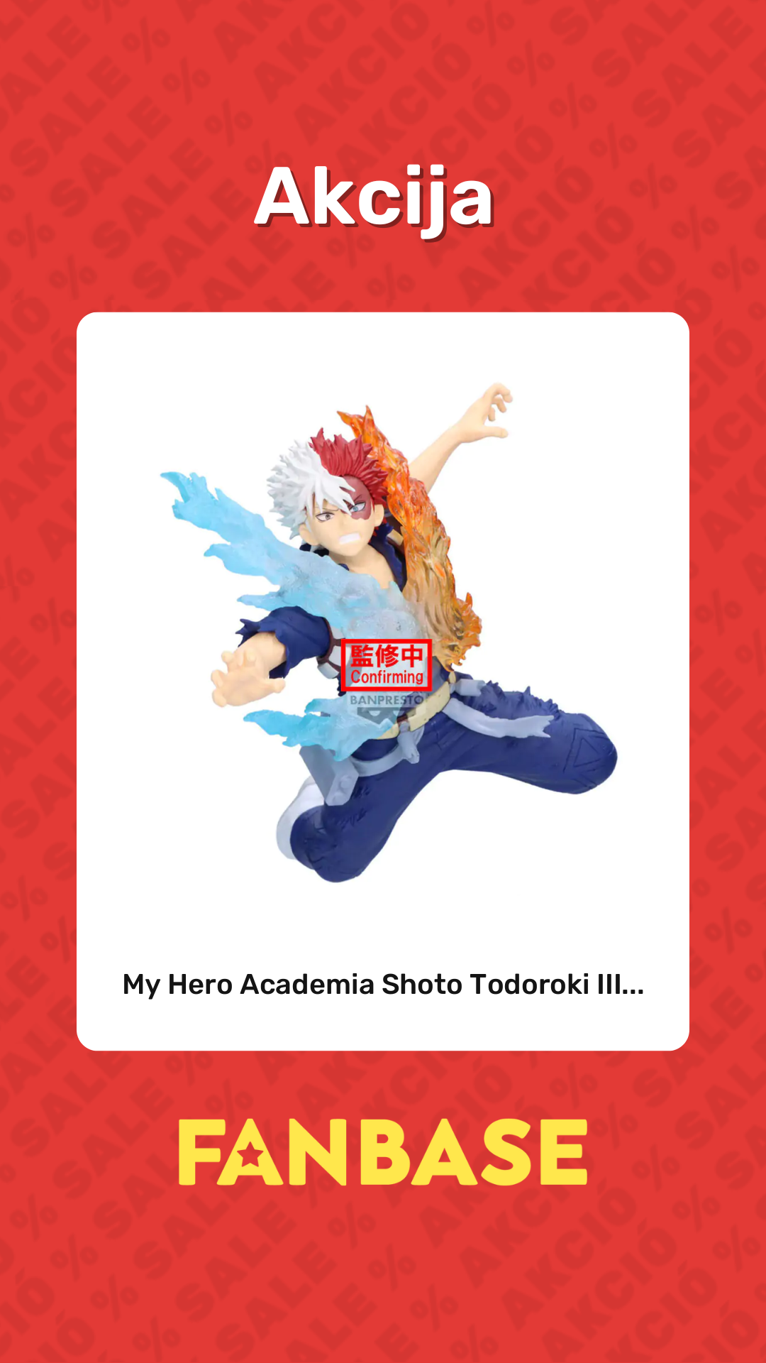 Akcija: My Hero Academia Shoto Todoroki III...