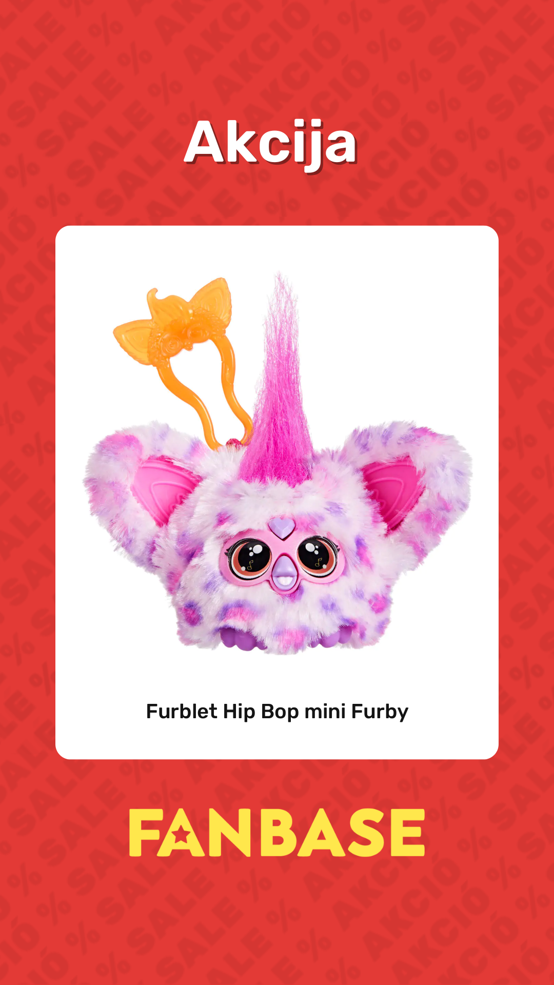 Akcija: Furblet Hip Bop mini Furby