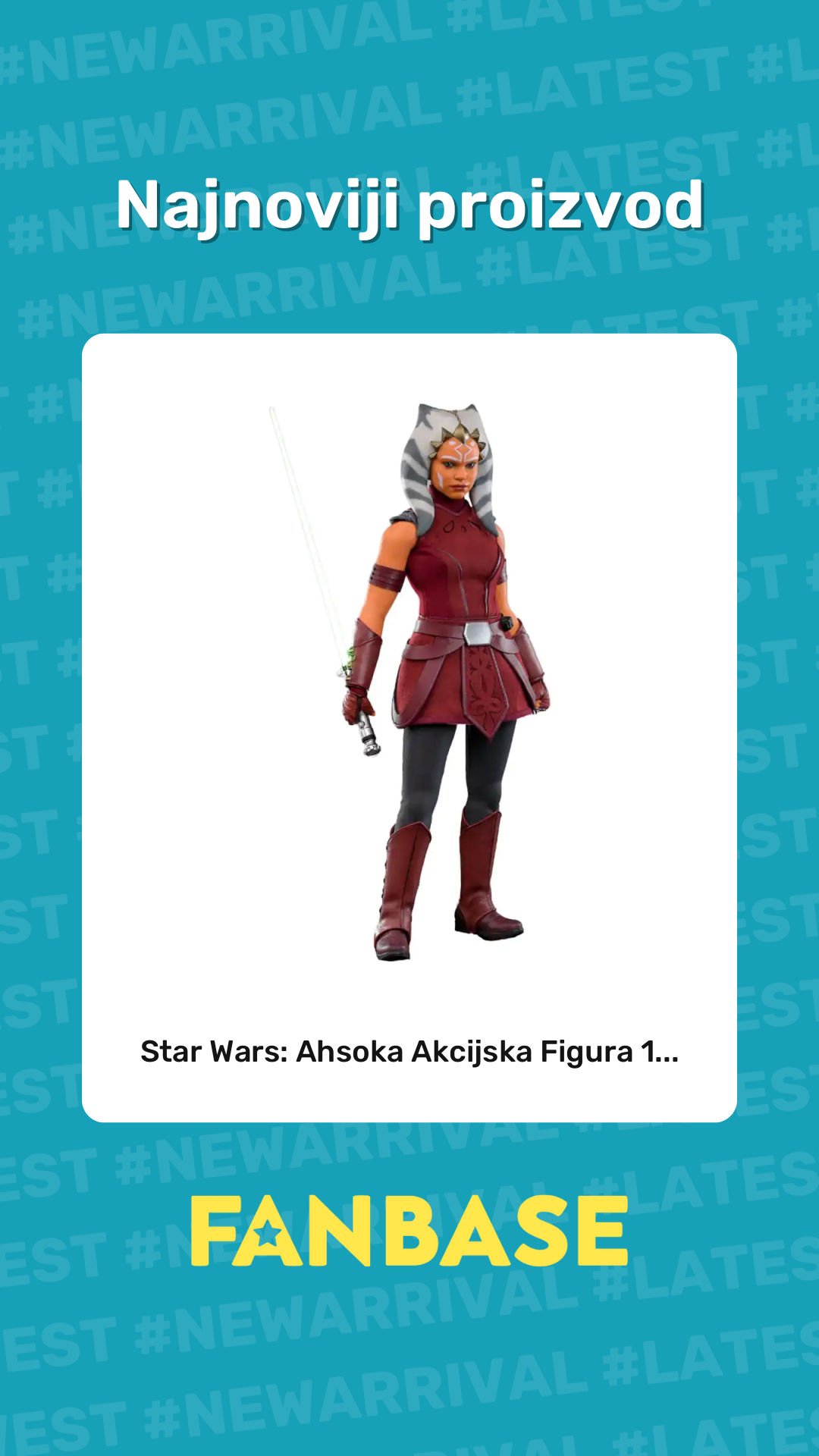 Najnoviji proizvod: Star Wars: Ahsoka Akcijska Figura 1...