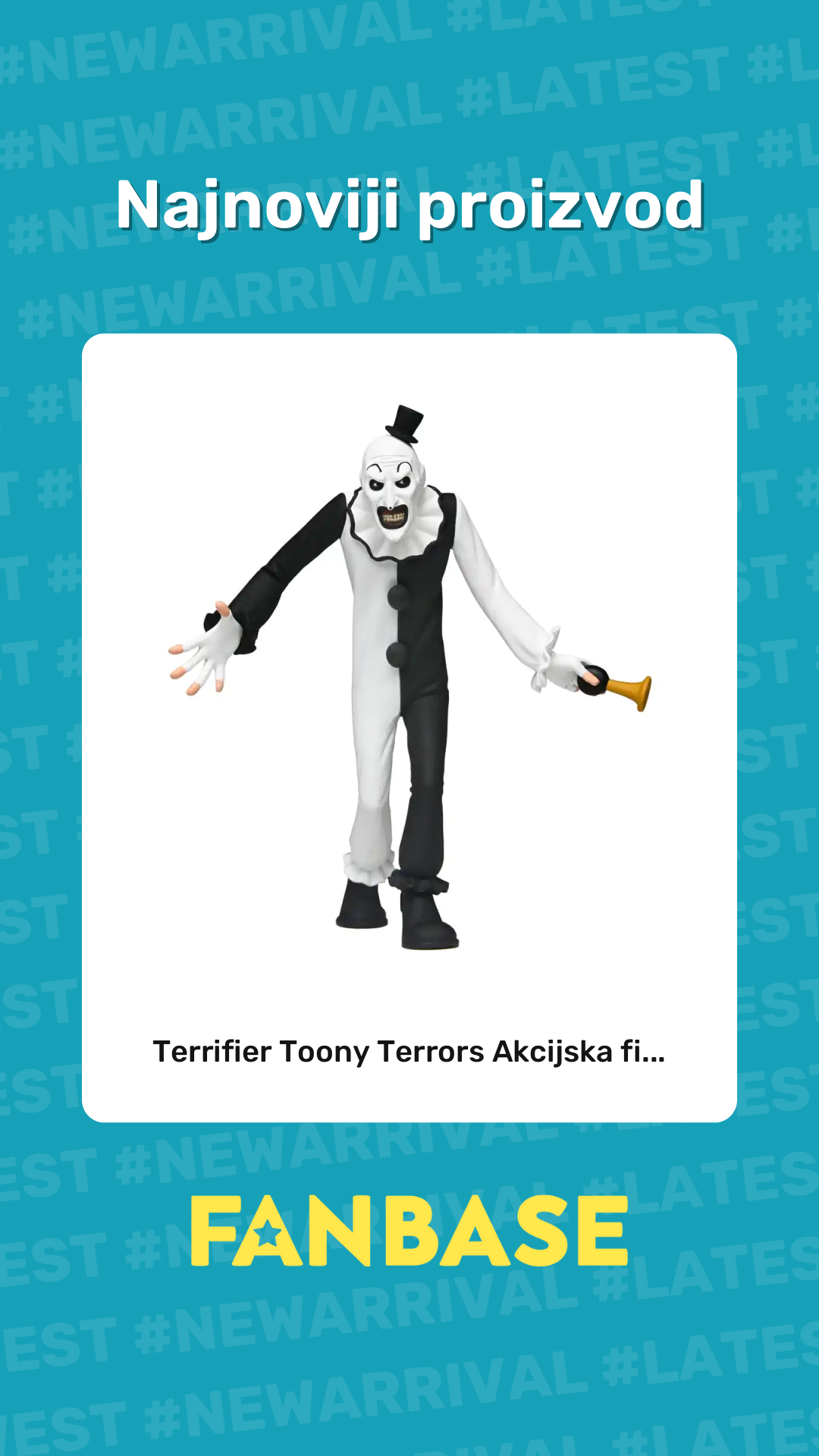Najnoviji proizvod: Terrifier Toony Terrors Akcijska fi...