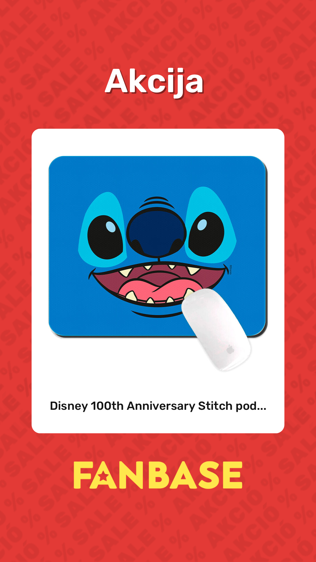 Akcija: Disney 100th Anniversary Stitch pod...