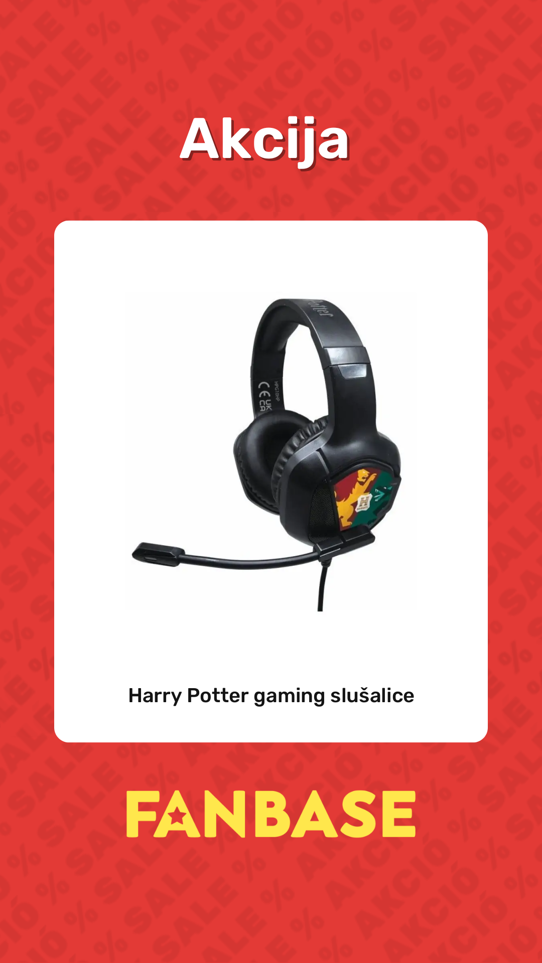 Akcija: Harry Potter gaming slušalice