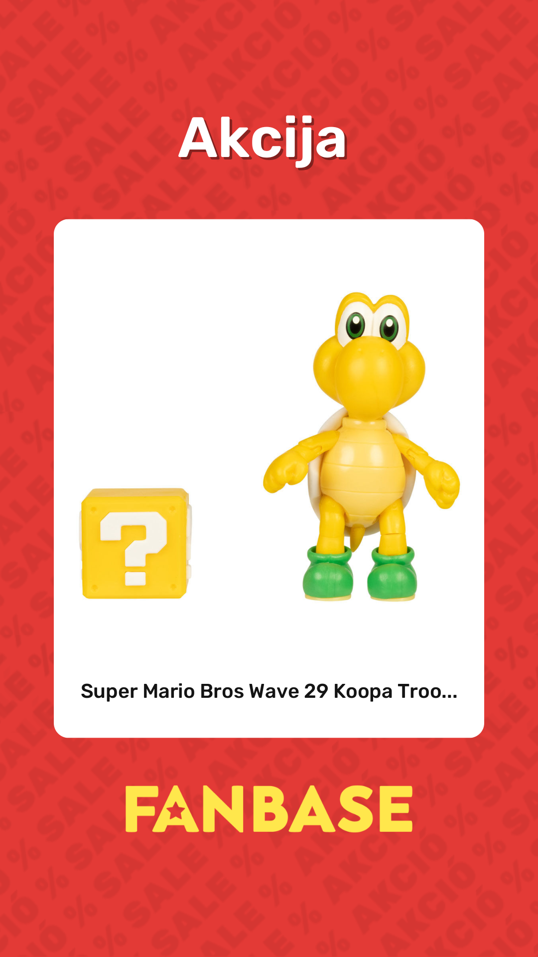 Akcija: Super Mario Bros Wave 29 Koopa Troo...