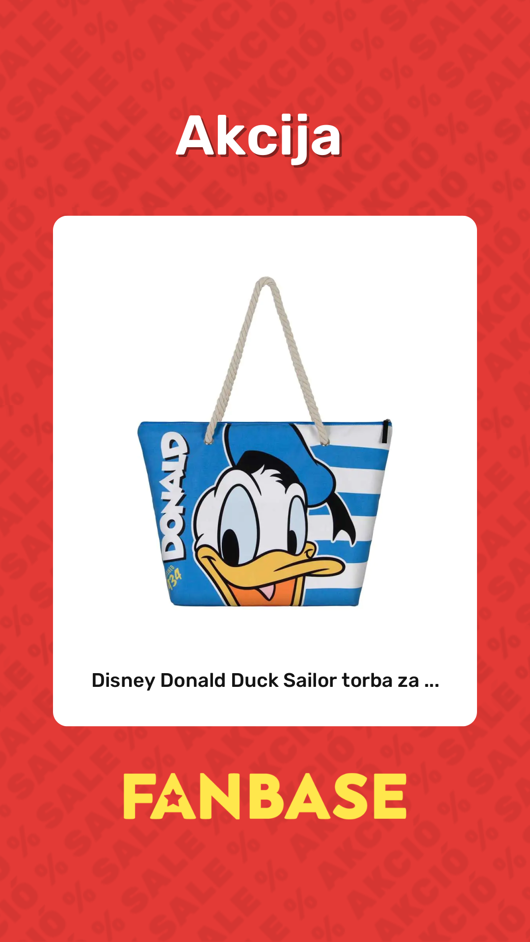Akcija: Disney Donald Duck Sailor torba za ...