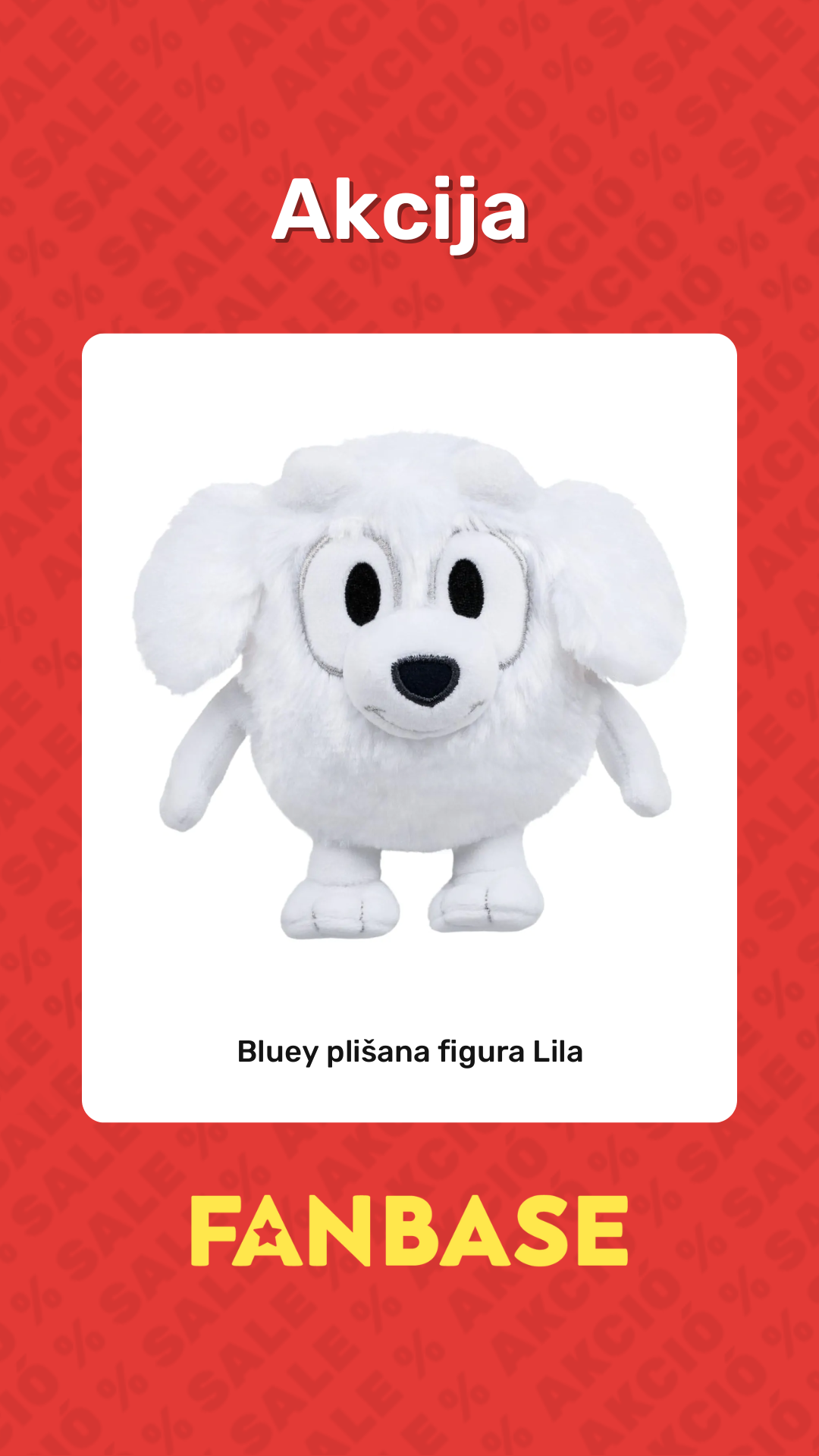 Akcija: Bluey plišana figura Lila
