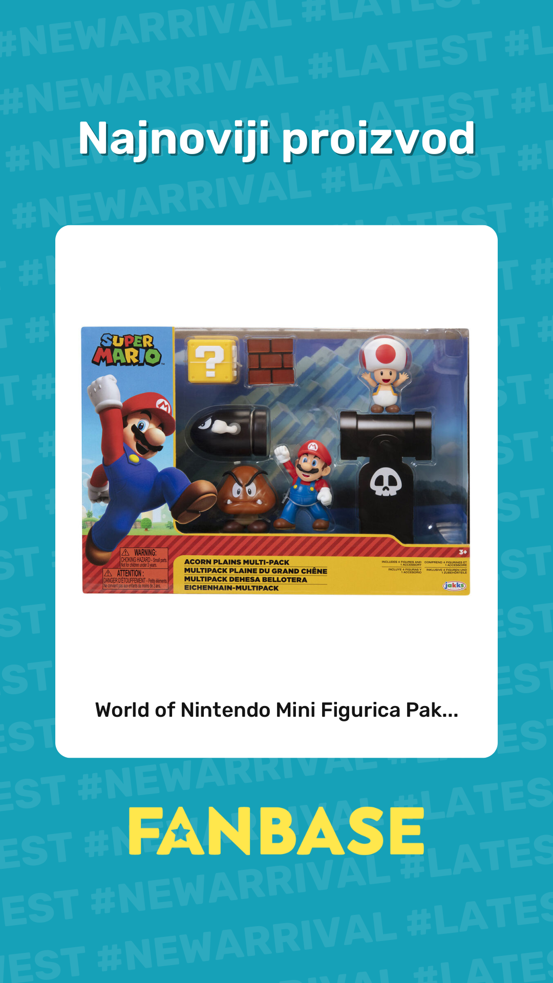 Najnoviji proizvod: World of Nintendo Mini Figurica Pak...