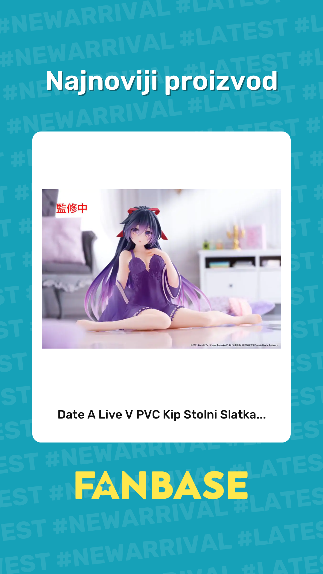 Najnoviji proizvod: Date A Live V PVC Kip Stolni Slatka...