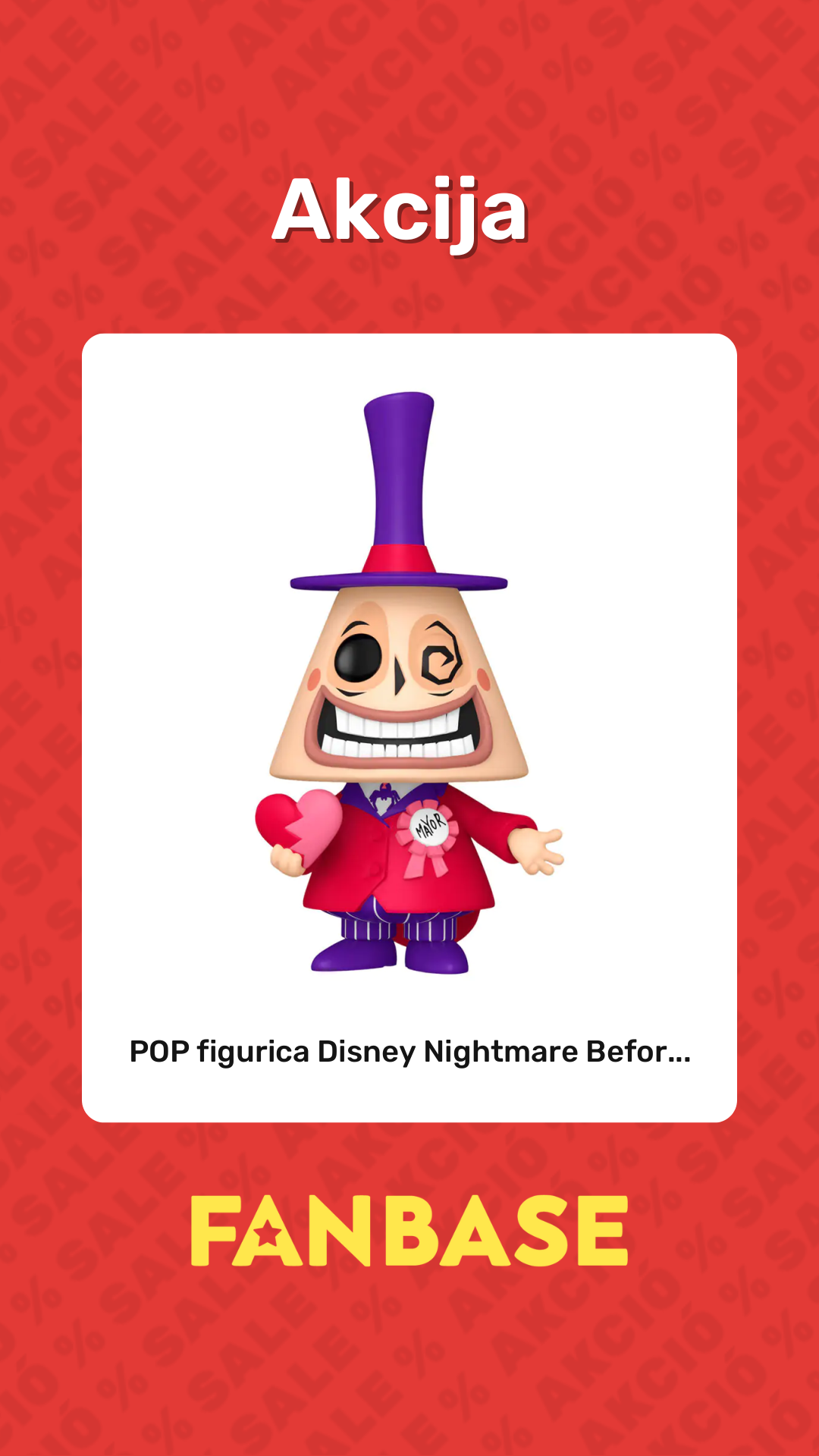 Akcija: POP figurica Disney Nightmare Befor...