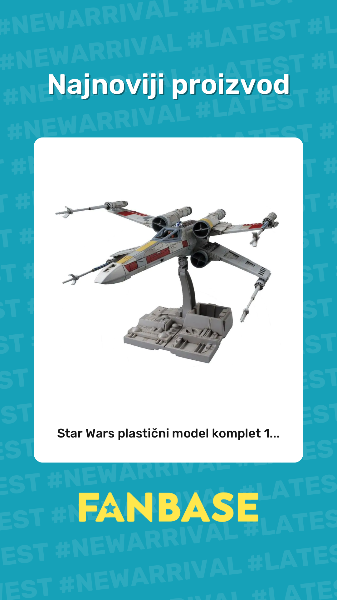 Najnoviji proizvod: Star Wars plastični model komplet 1...