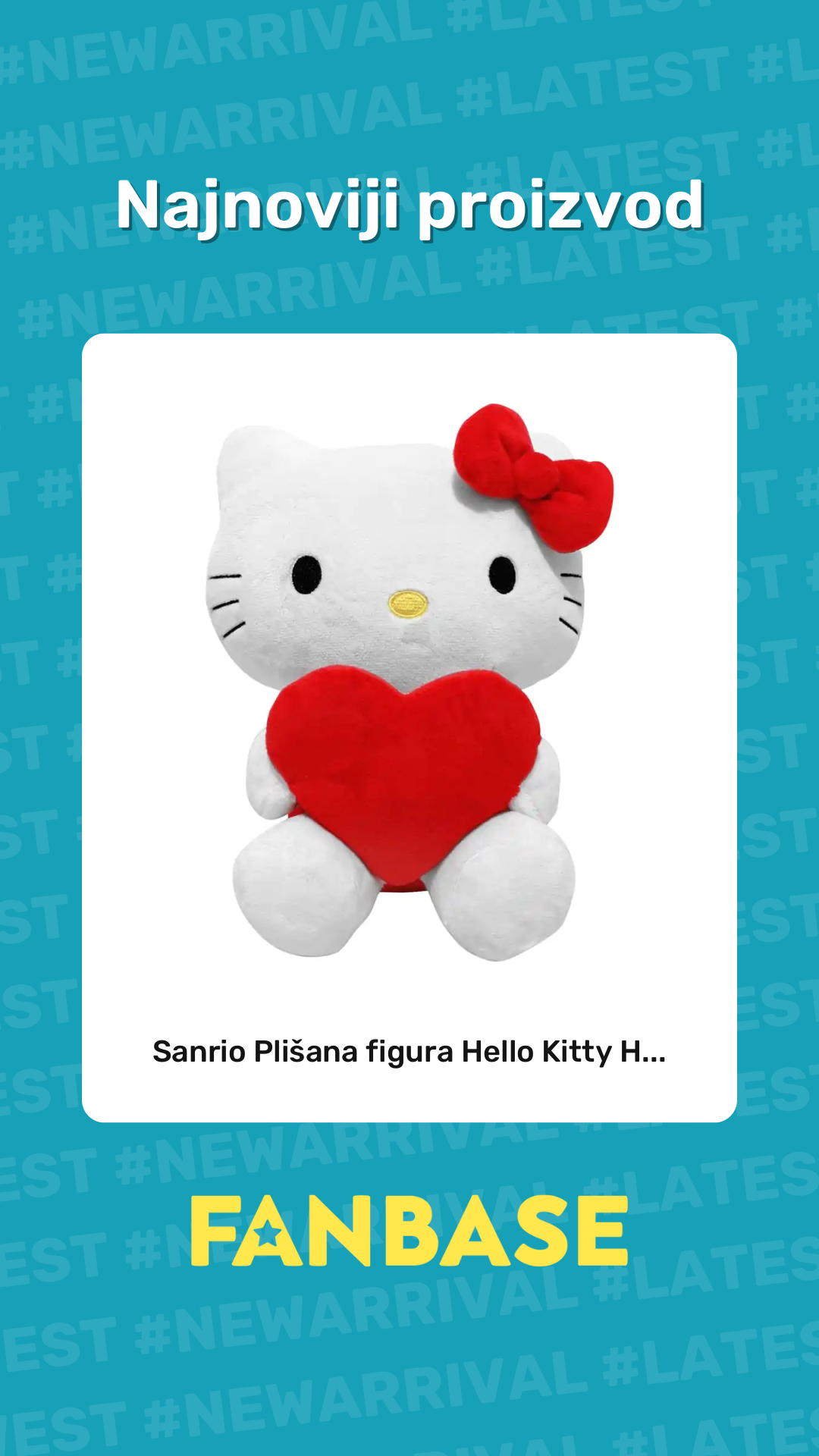Najnoviji proizvod: Sanrio Plišana figura Hello Kitty H...