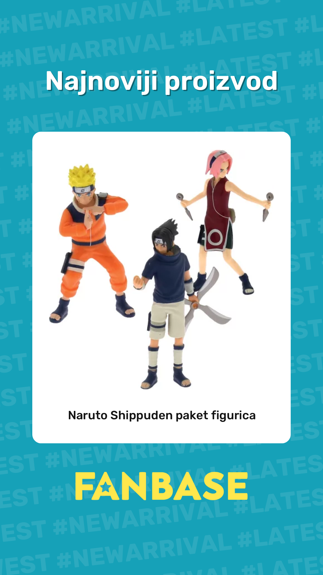 Najnoviji proizvod: Naruto Shippuden paket figurica